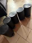kubly metalowe na smieci komplet