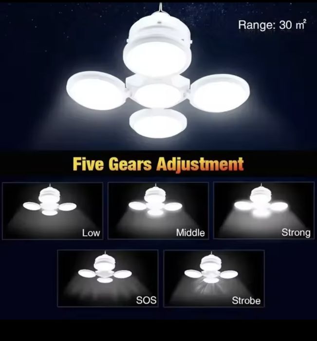 Lâmpada led solar/ bateria