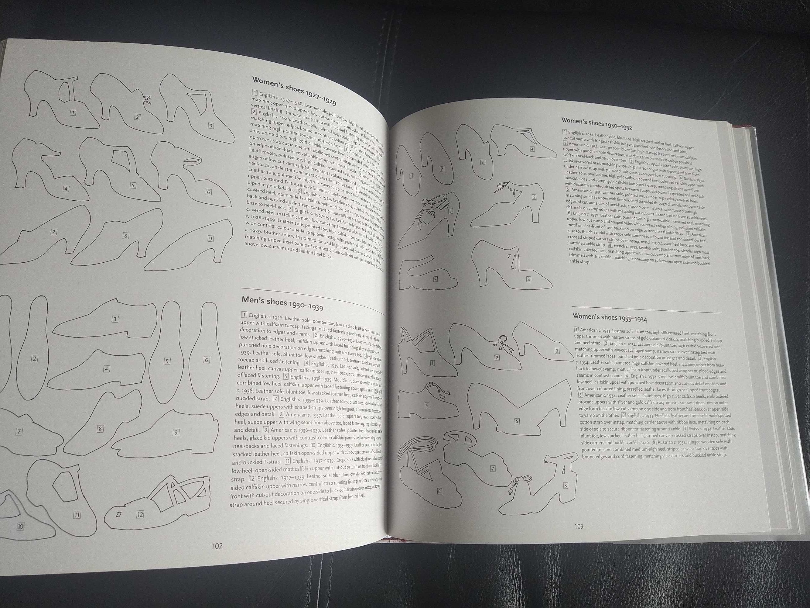 Moda sapatos. "Shoes" mais de 2.000 ilustrações. Livro de referência