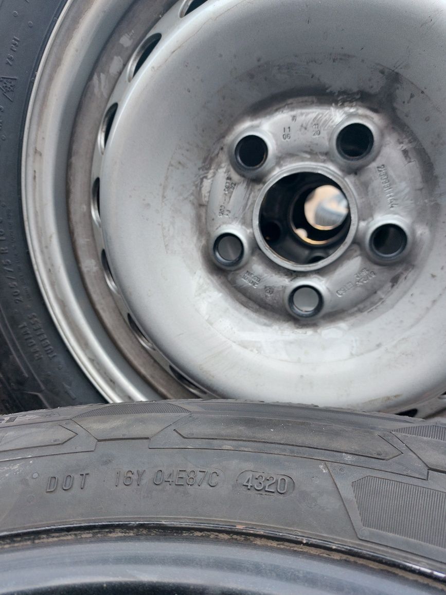 Koła VW Crafter  16 cali zimowe 205/75r16