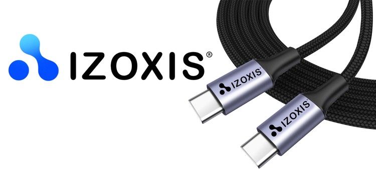 Kabel USB C - USB C 2m Izoxis w oplocie