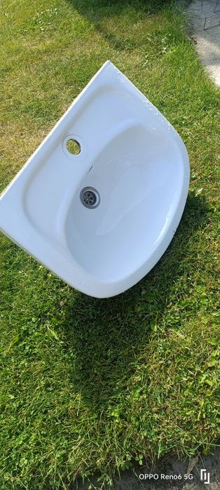 Umywalka, bateria, syfon,klik klak.Zestaw