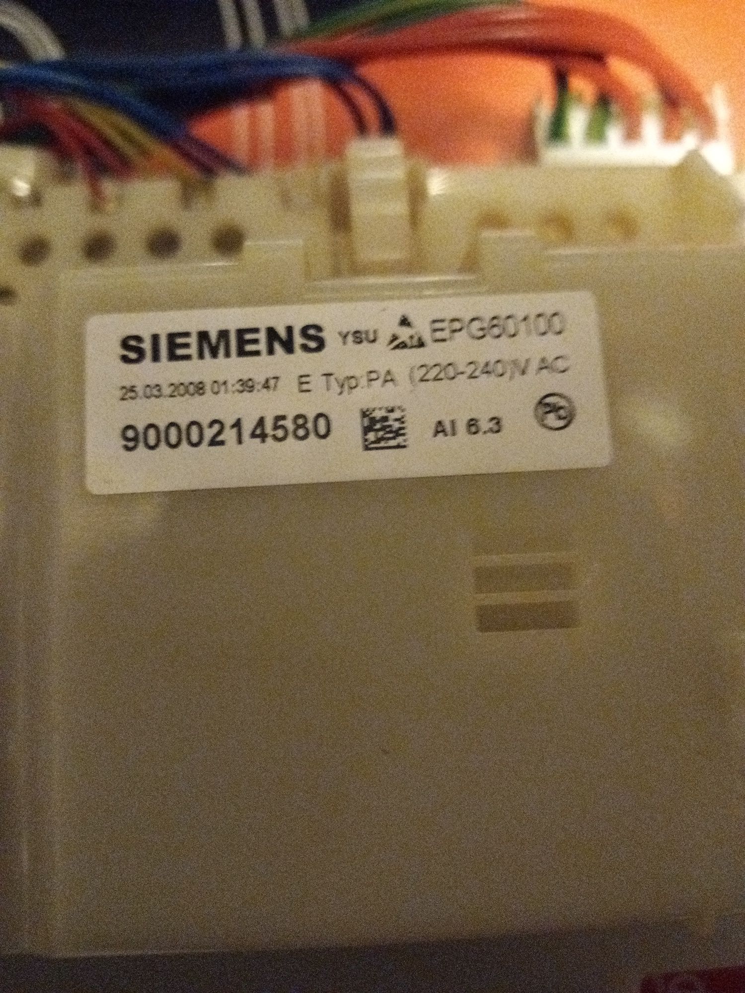 Sterownik do zmywarki Siemens albo Bosch z panelem górnym