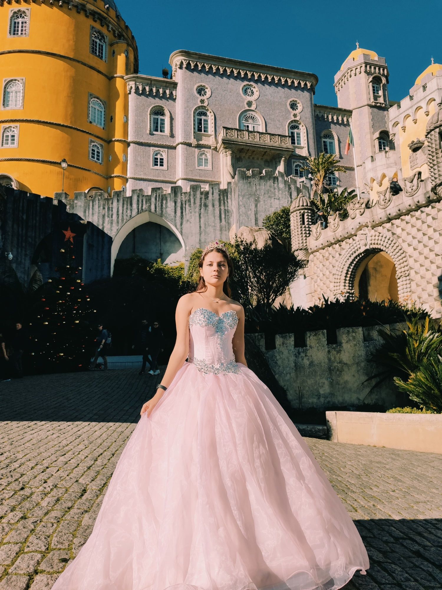 Vestido princesa debutante