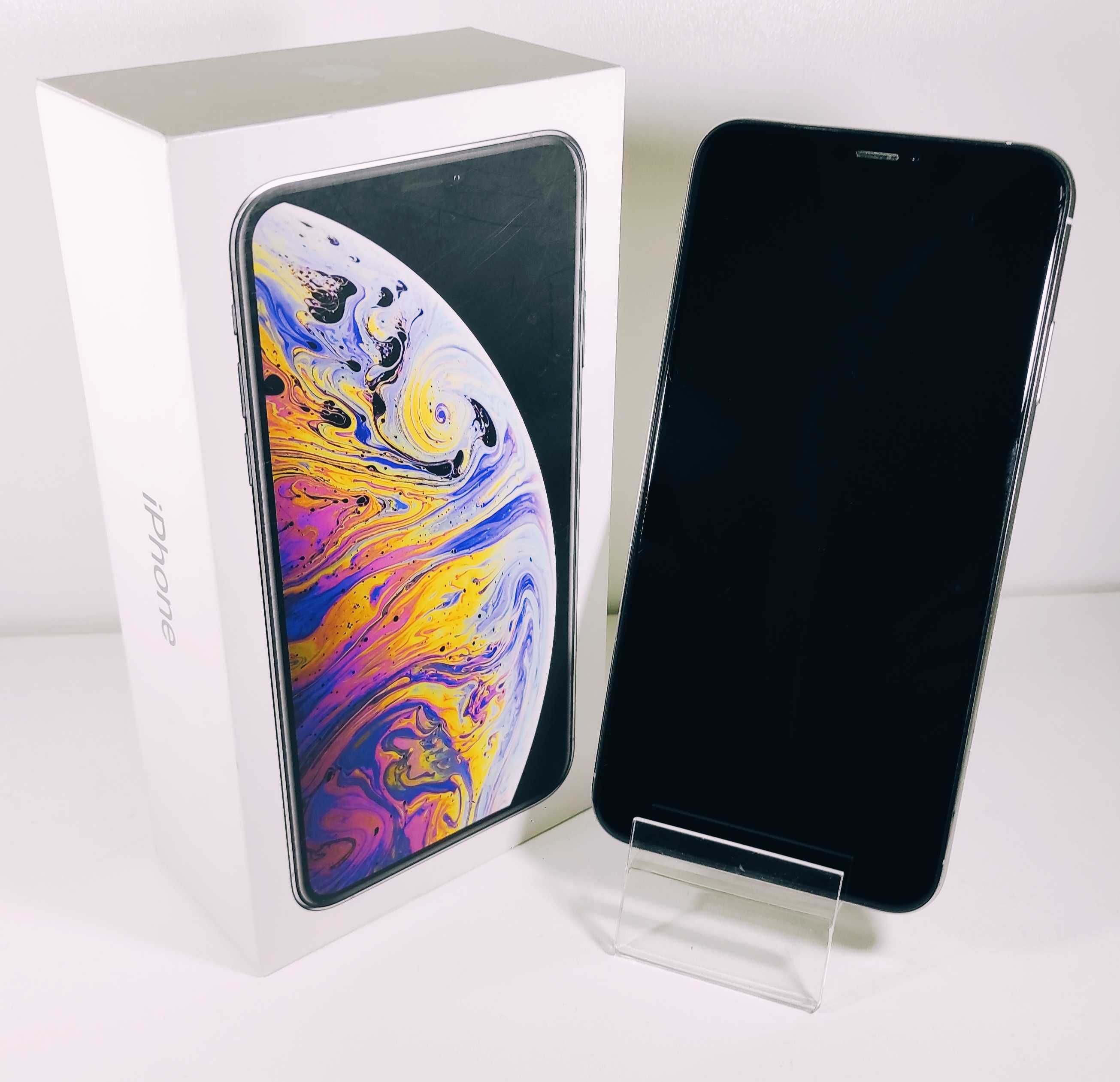 iPhone XS Max 64GB Silver Bateria 87% Gwarancja FVM Koszalin