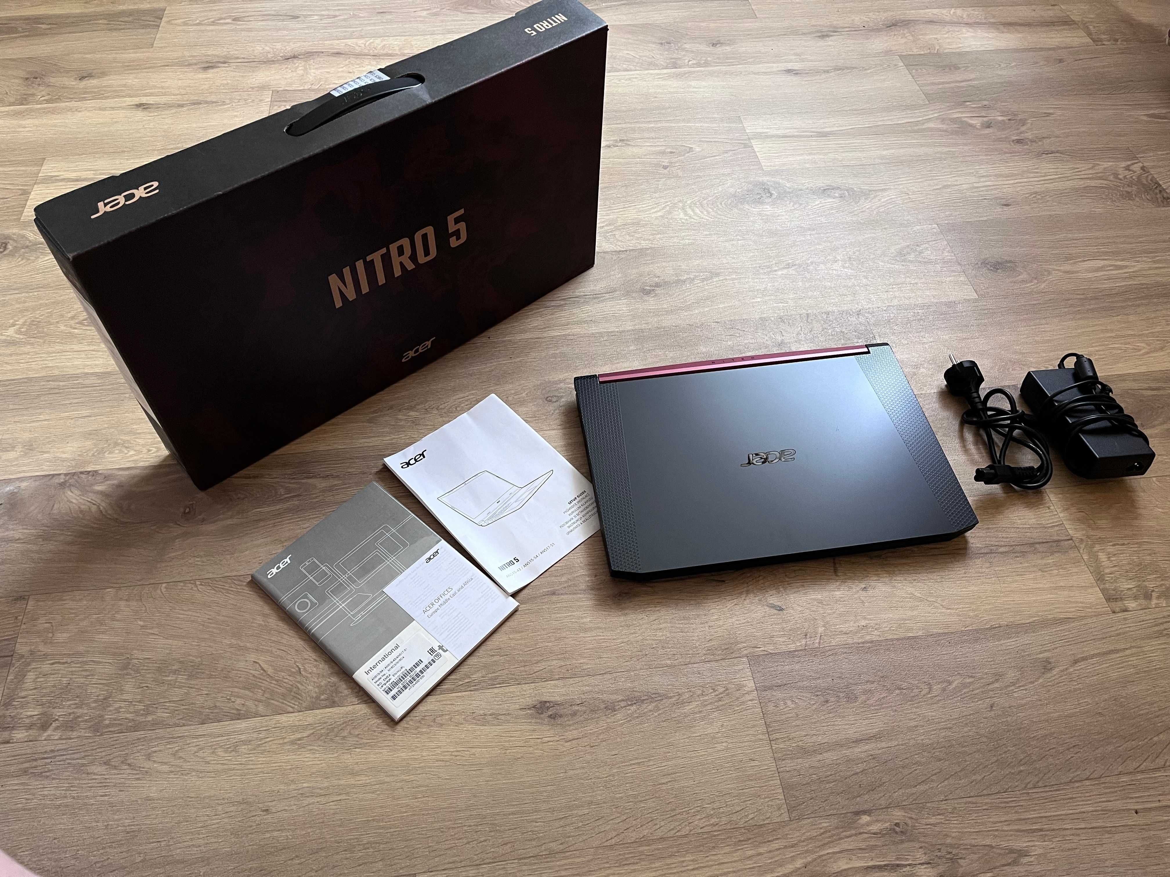 Acer Nitro 5 i5 /GTX 1650/8GB DDR4/512GB SSD/Win11 KOMPLET+oryg.karton