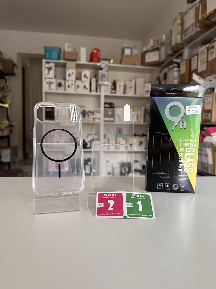 Etui przeźroczyste Thin MagSafe + SZKŁO do IPHONE 14