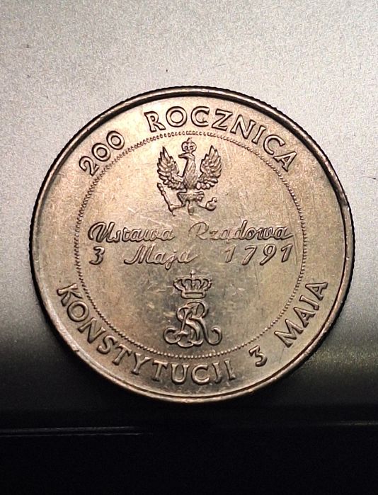 Moneta 10 000 zł 1991 – 200 rocznica Konstytucji 3 Maja