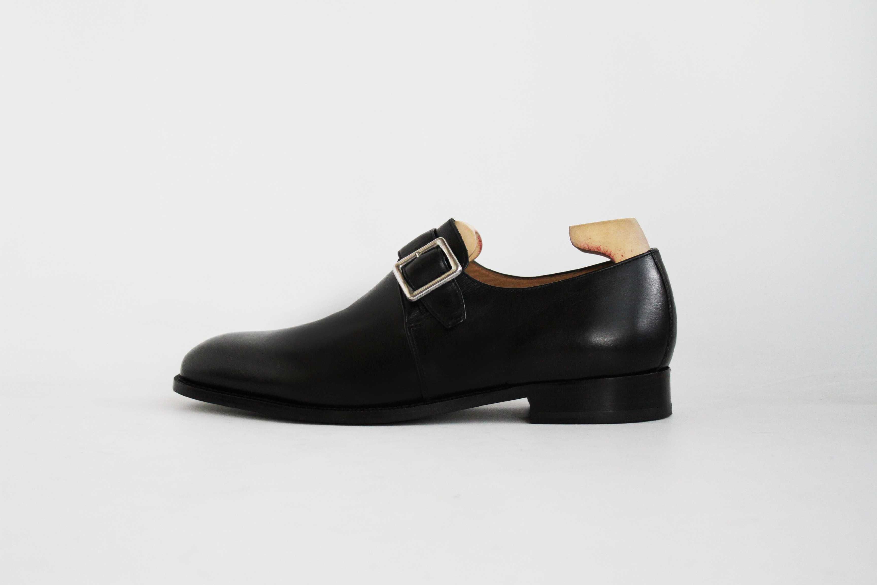 мужские кожаные туфли монки Marks & Spencer размер 42-43