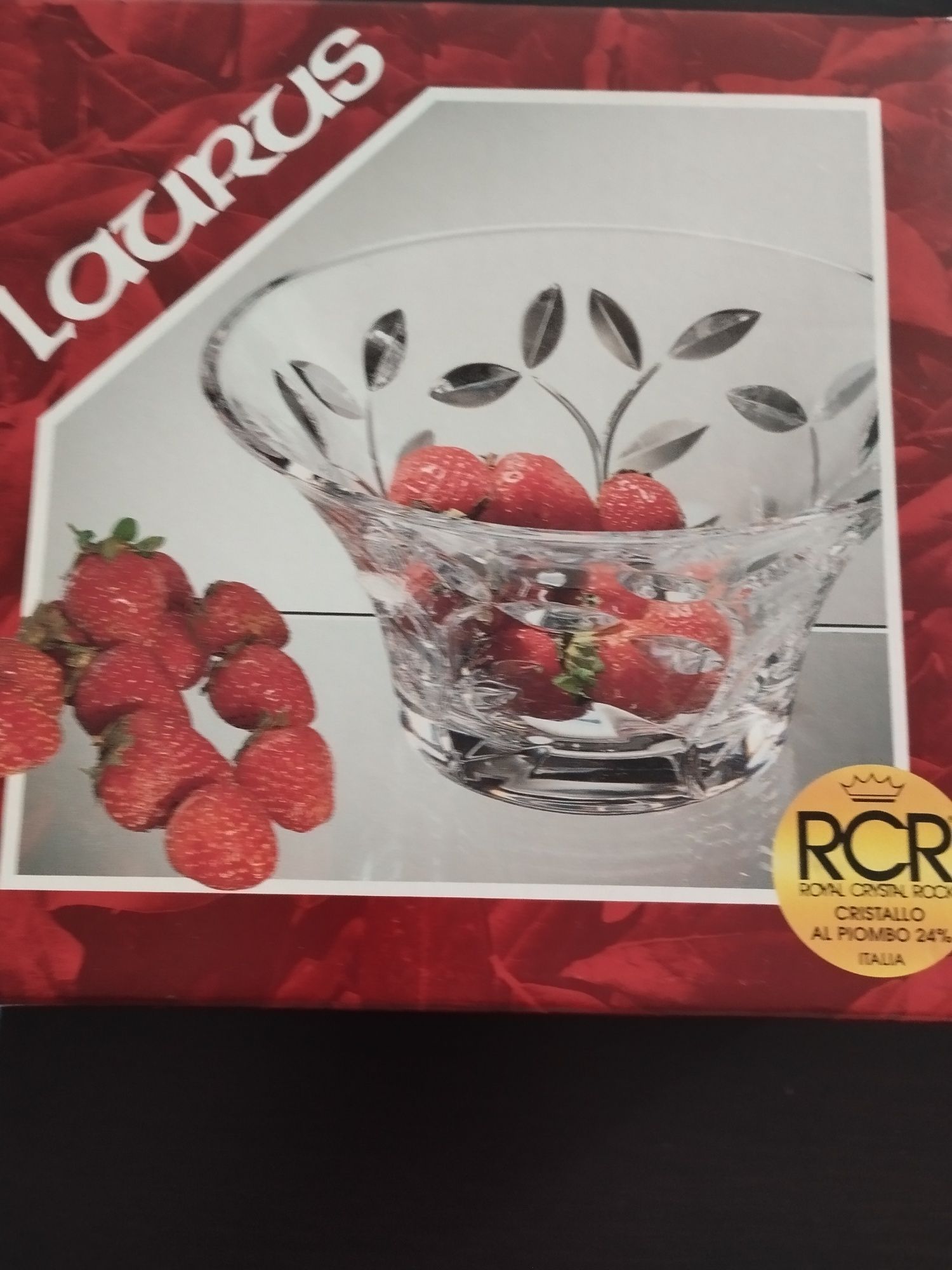 Taça em cristal nova
