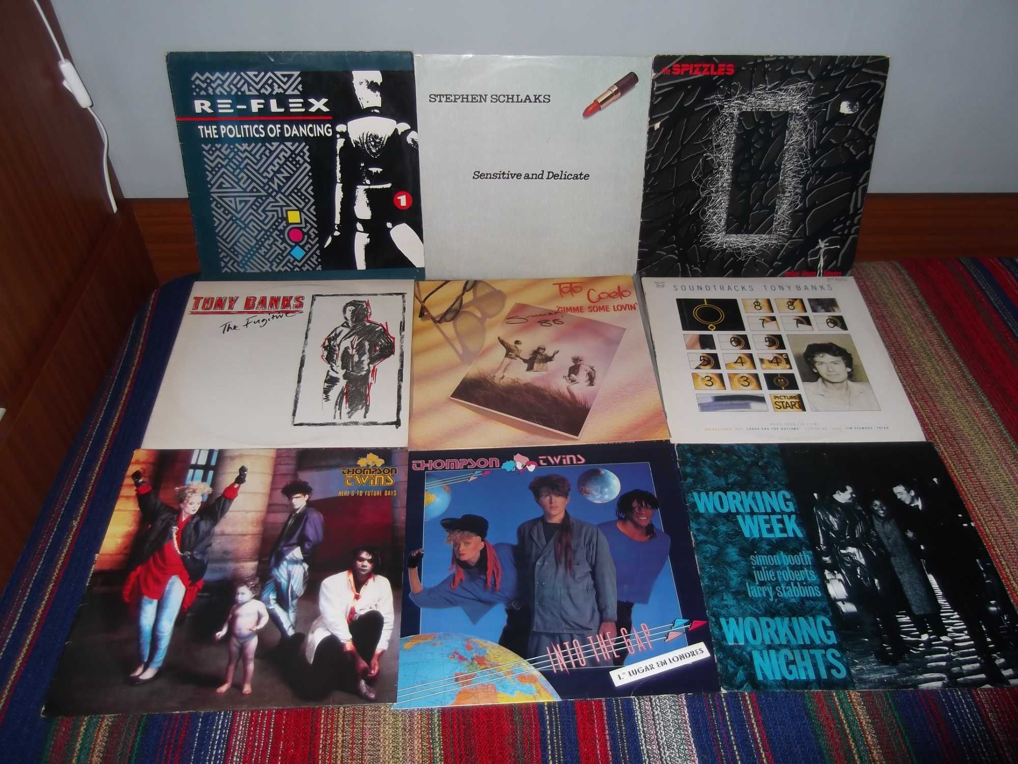 Lote de álbuns, EPs e máxi singles em vinil