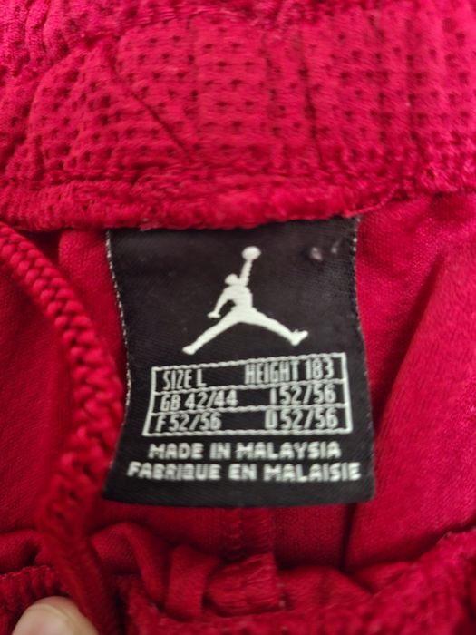 Conjunto camisola calção Jordan, Branco e vermelho Basquetebol