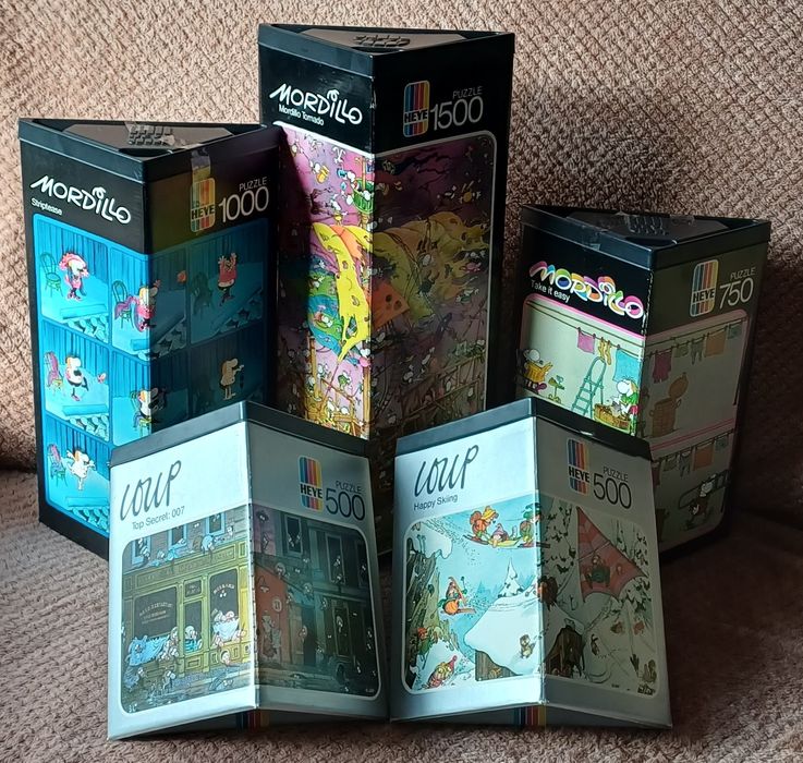 Mordillo Puzzles  Vários preços