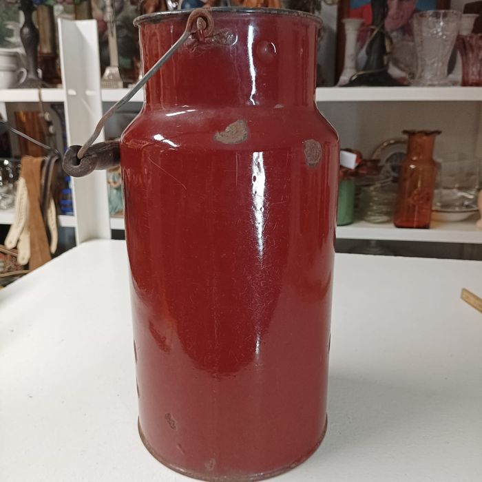 Duża kanka bańka emaliowana na mleko