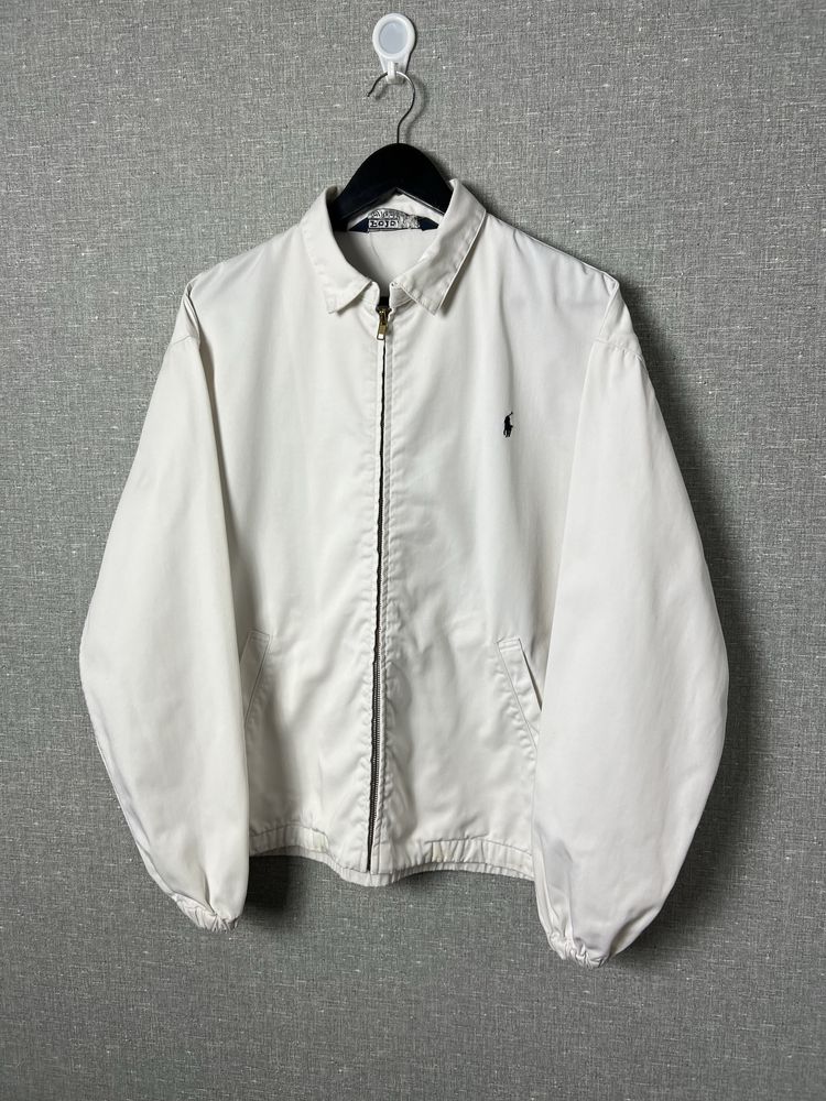 Білий вінтажний Харік Polo Ralph Lauren куртка