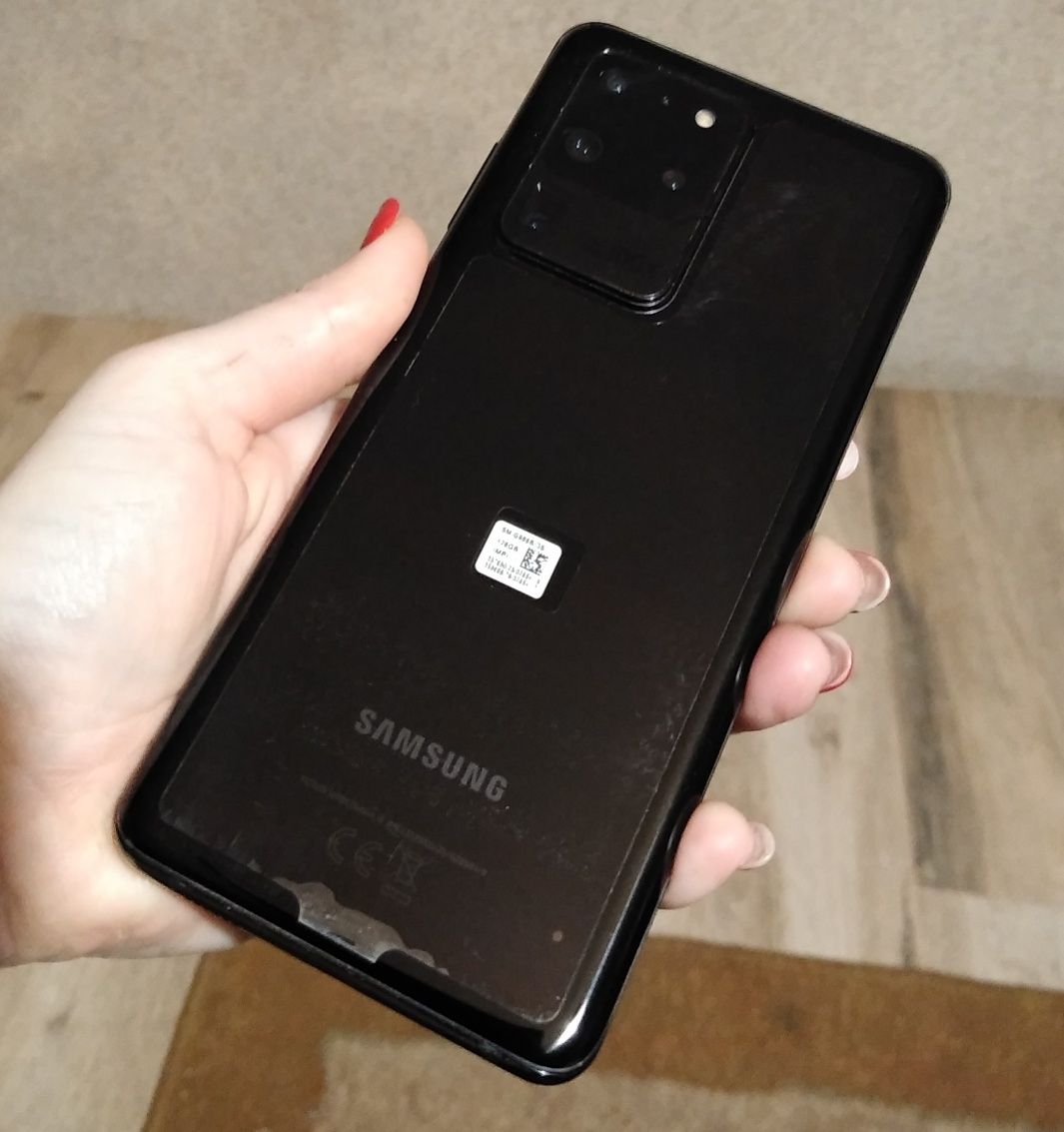 Samsung Galaxy S20 Ultra 5G 128GB COSMIC BLACK uszkodzony wyswietlacz