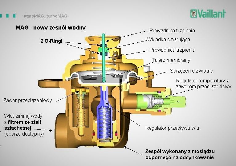 ZESPÓŁ WODNY VAILLANT atmoMAG pl MINI 11-0/0 XIH - Regenerowany!!!