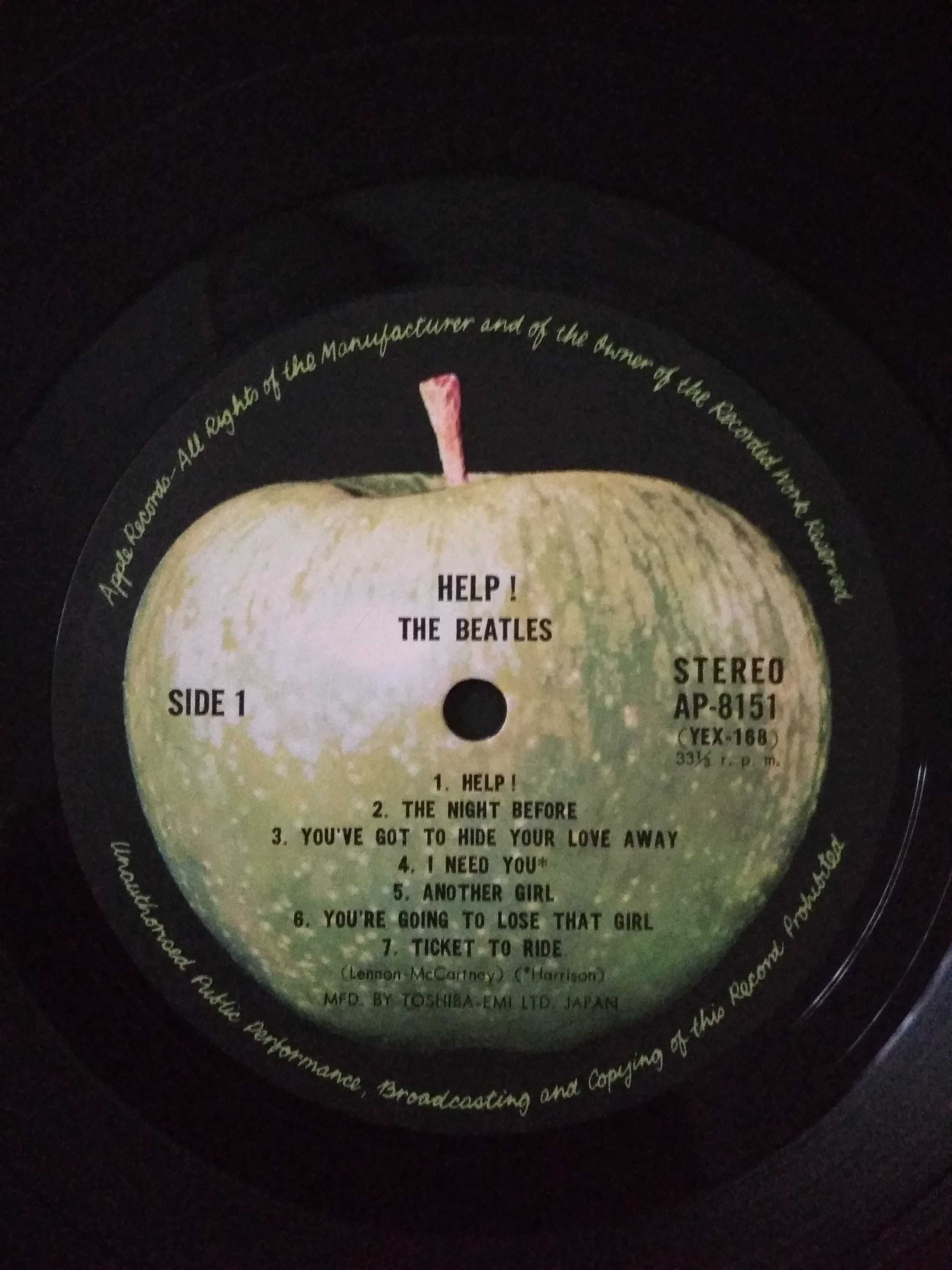 The Beatles - Help ! ‎(1965, Apple Rec AP 8151, Matri, GF, OIS, Japan)