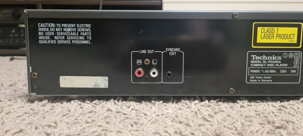Odtwarzacz CD Technics SL-PG200A