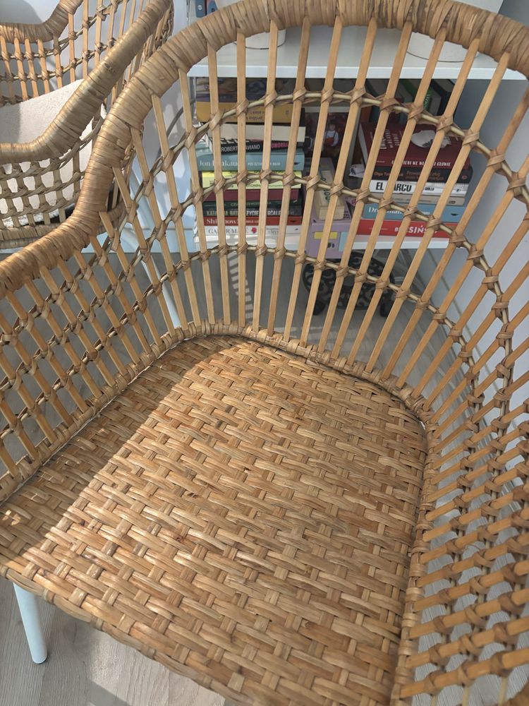 Nilsove krzesło rattan Ikea