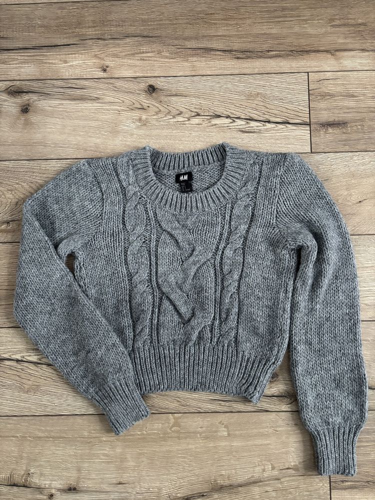 Sweterek z domieszką wełny i alpaki H&M