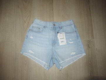 Zara spodenki jeans mom fit dla dziewczynki 164