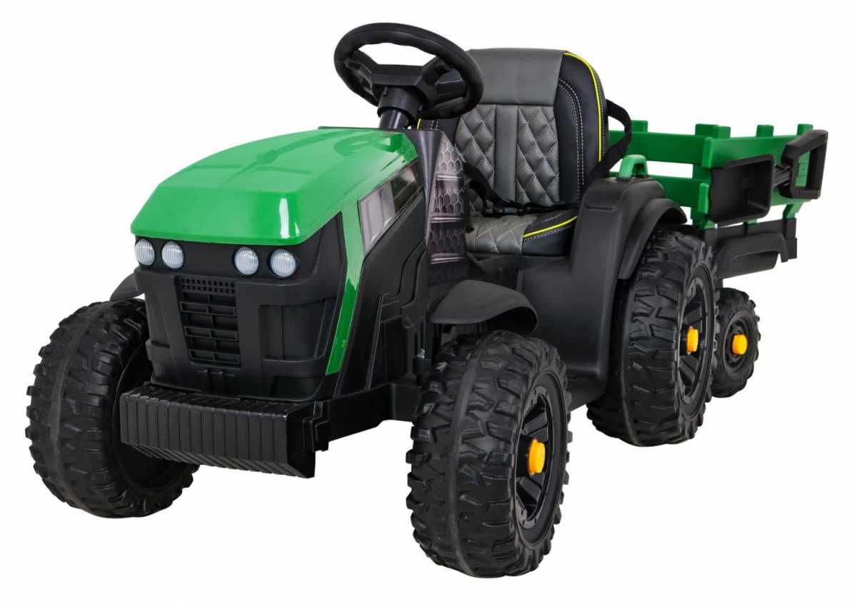 Traktor Titanium Z Przyczepą na akumulator dla dzieci pojazd auto