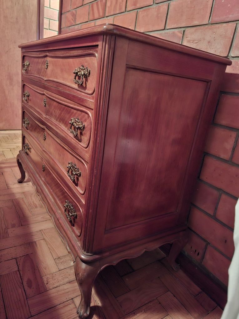 Mobília portuguesa de quarto de casal anos 50