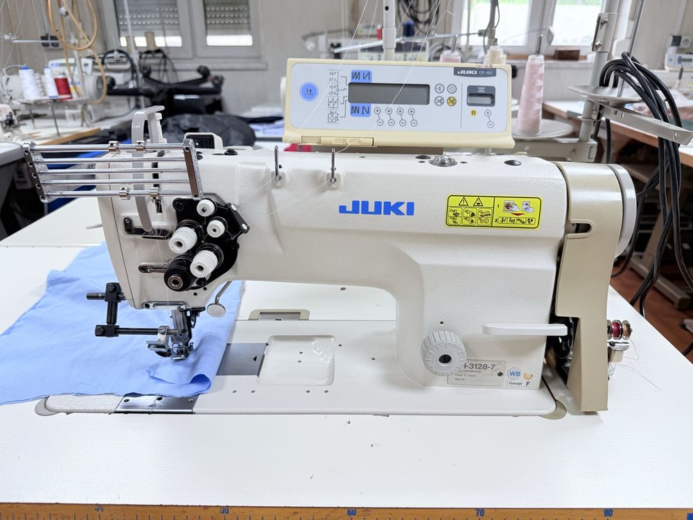 Dwuigłówka Juki LH-3128-7 automat servo 230V 6,4mm do wszywania lampas