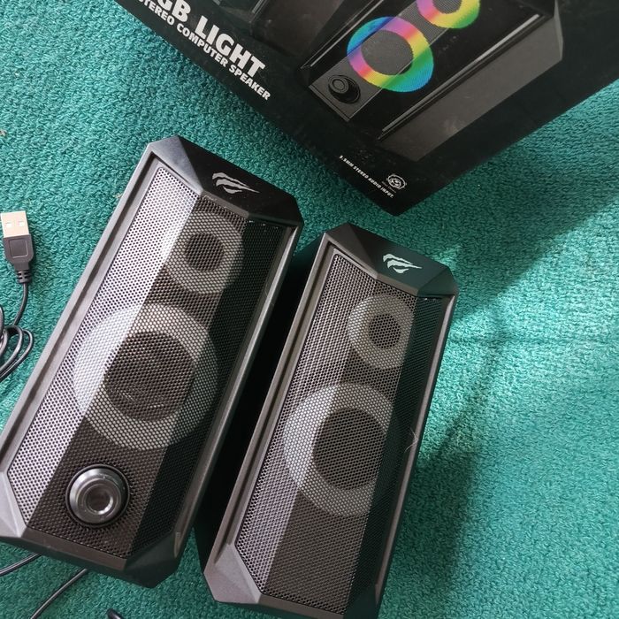 Акустичні колонки для комп'ютера з динамічним підсвічуванням Havit HV