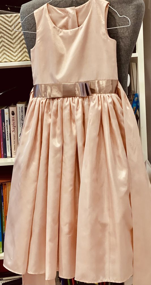 Стильна сукня на зріст 116(рожева/пудрова)