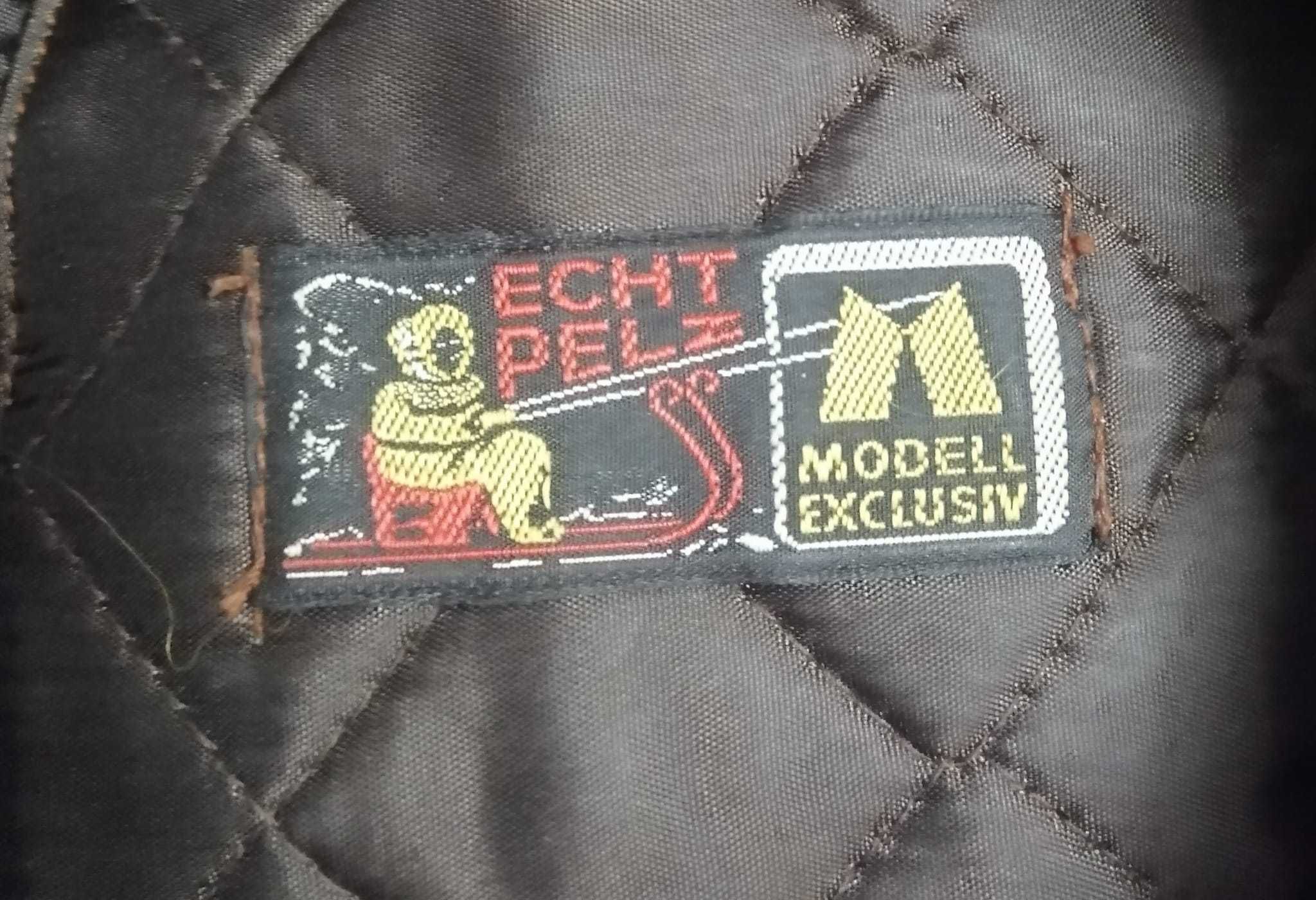 Czapka,naturalna papacha M/55-57/ m-ki Echt Pelz model Exclusiv