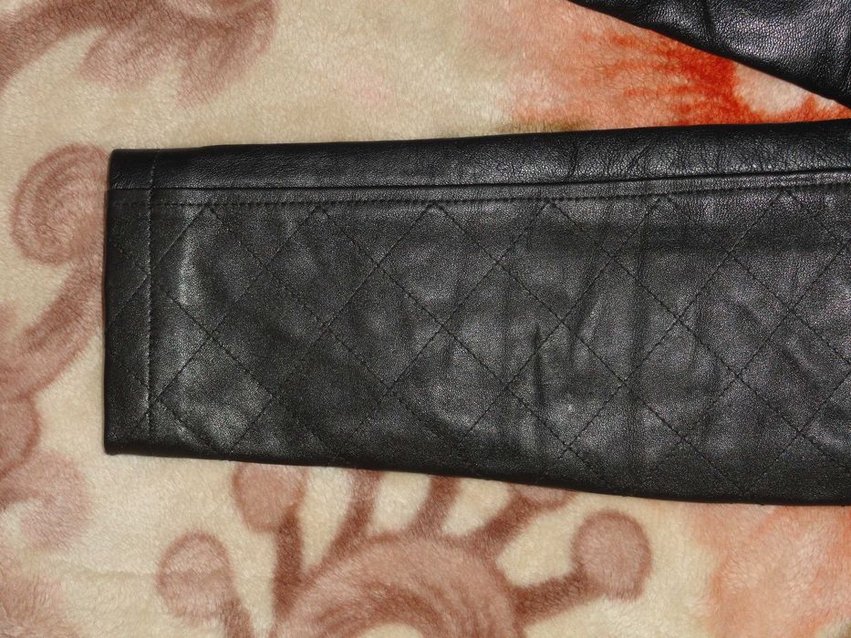 Новая стильная кожаная куртка (48 р. Leather натуральная кожа лайка)