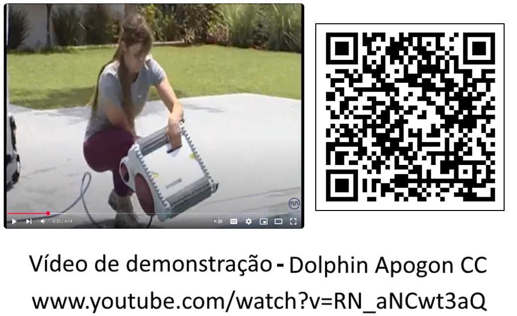 Robot de Piscina Automático — Dolphin Apogon CC 30