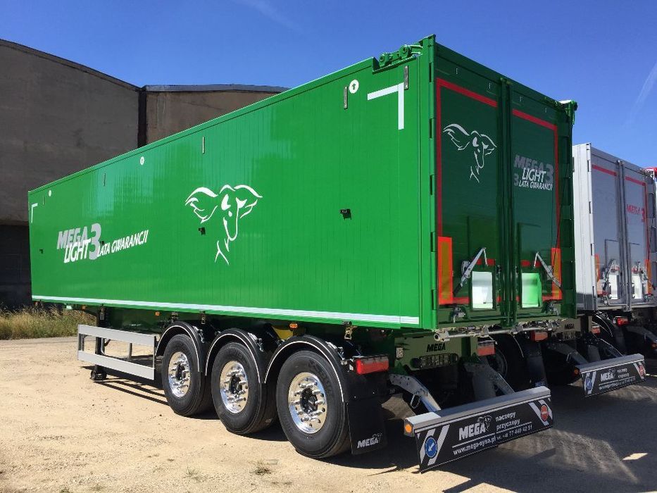 Mega 55m3 Naczepa Wywrotka Aluminiowa klapo-drzwi  PROMOCJA "Przebijemy każdą ofertę"