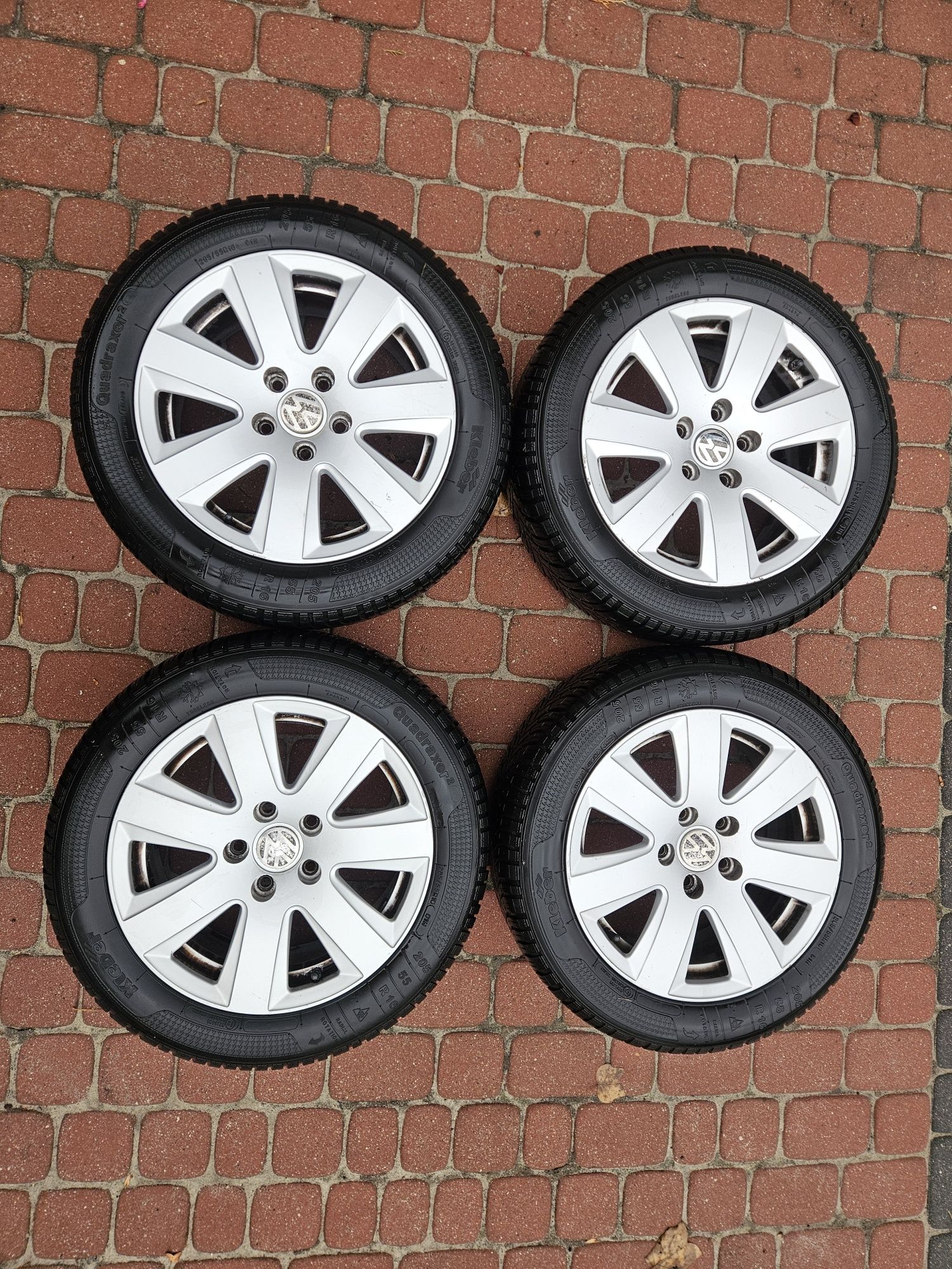 Opony Kleber Quadraxer2 205/55 R16, Felgi aluminiowe VOLKSWAGEN 16"