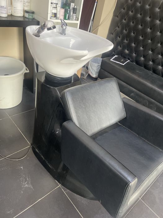 Rampa lavagem cabeleireiro