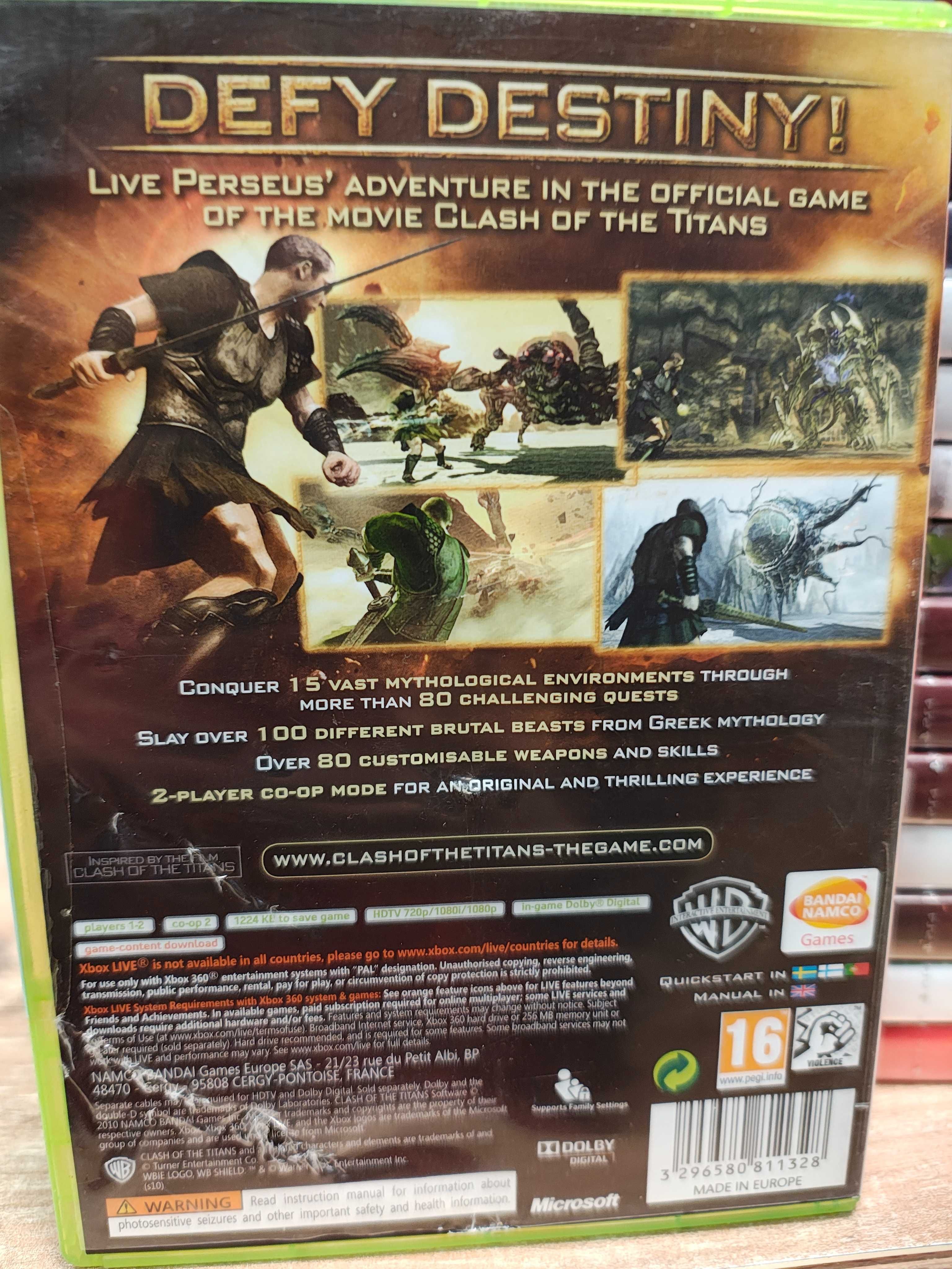 CLASH OF THE TITANS Microsoft Xbox 360 Sklep Wysyłka Wymiana