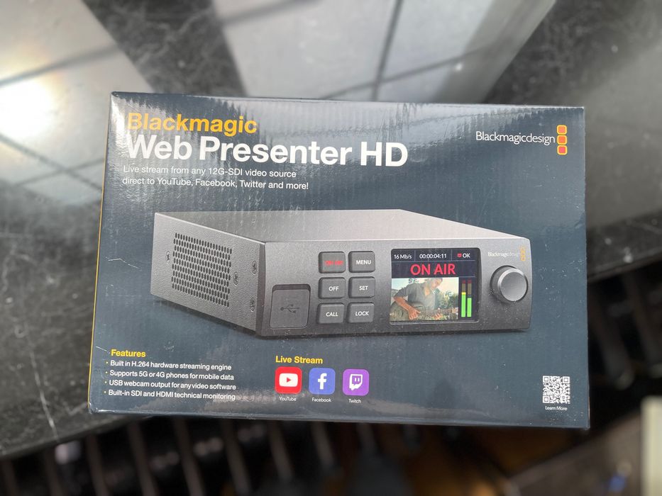 Black magic Web Presenter HD