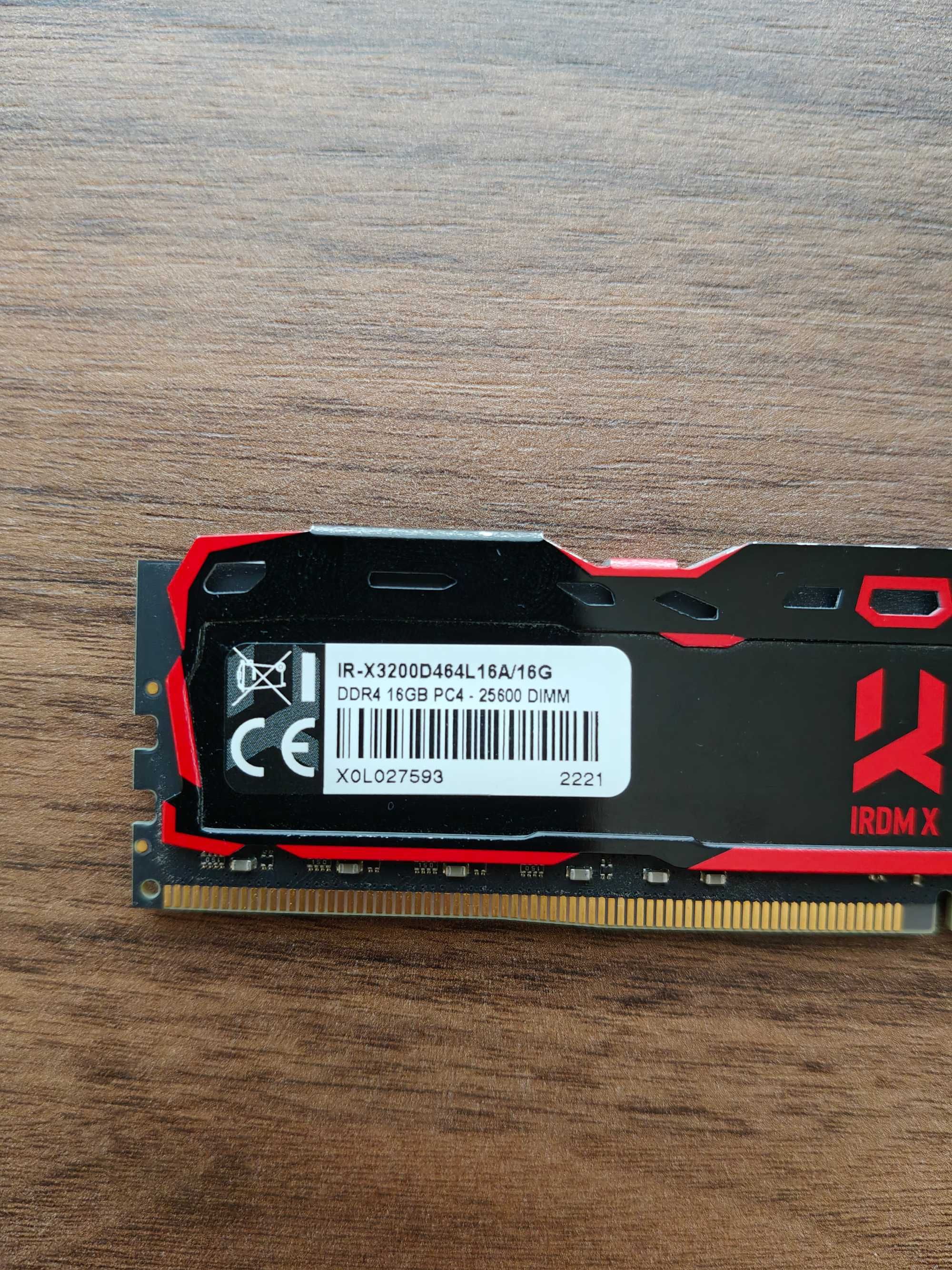 Pamięć GoodRam IRDM X, DDR4, 16 GB, 3200MHz, CL16