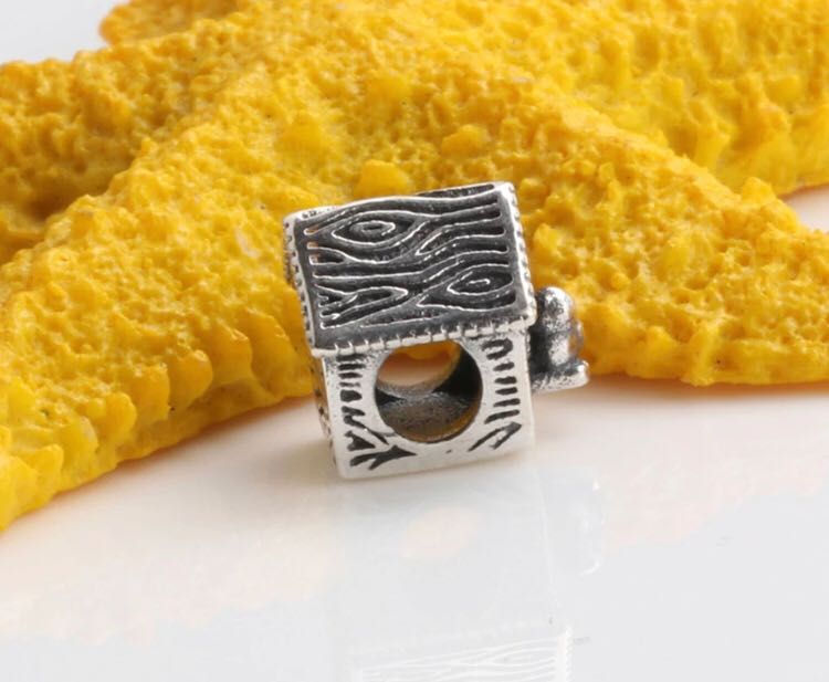 charms do pandora budka ptak dom domek srebrny beads moments