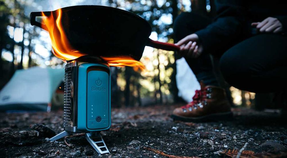 СУПЕР-турбо печка-щепочница Biolite Cookstove пиролизная печьCampstove