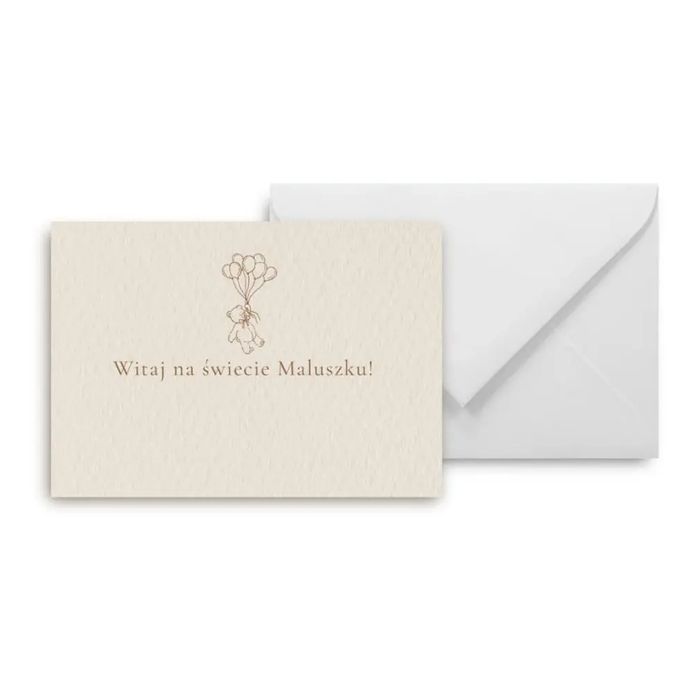 Mini kartka Witaj na świecie. Grupa Kreatywna