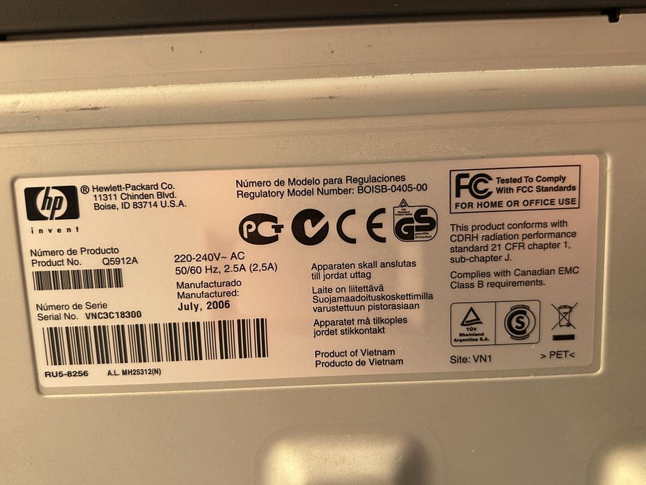 Принтер HP LaserJet 1022, МФУ CANON MF4018