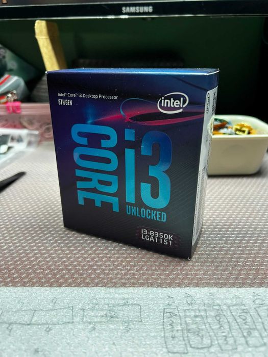 Procesor Intel Core i3-8350K, 4GHz, 8 MB, BOX  + Chłodzenie