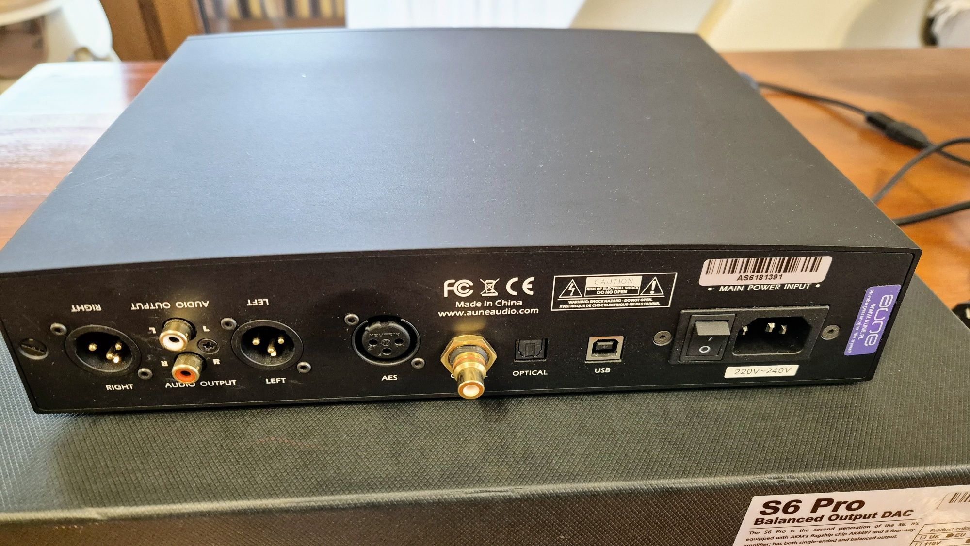 Wzmacniacz słuchawkowy DAC AUNE 6S PRO