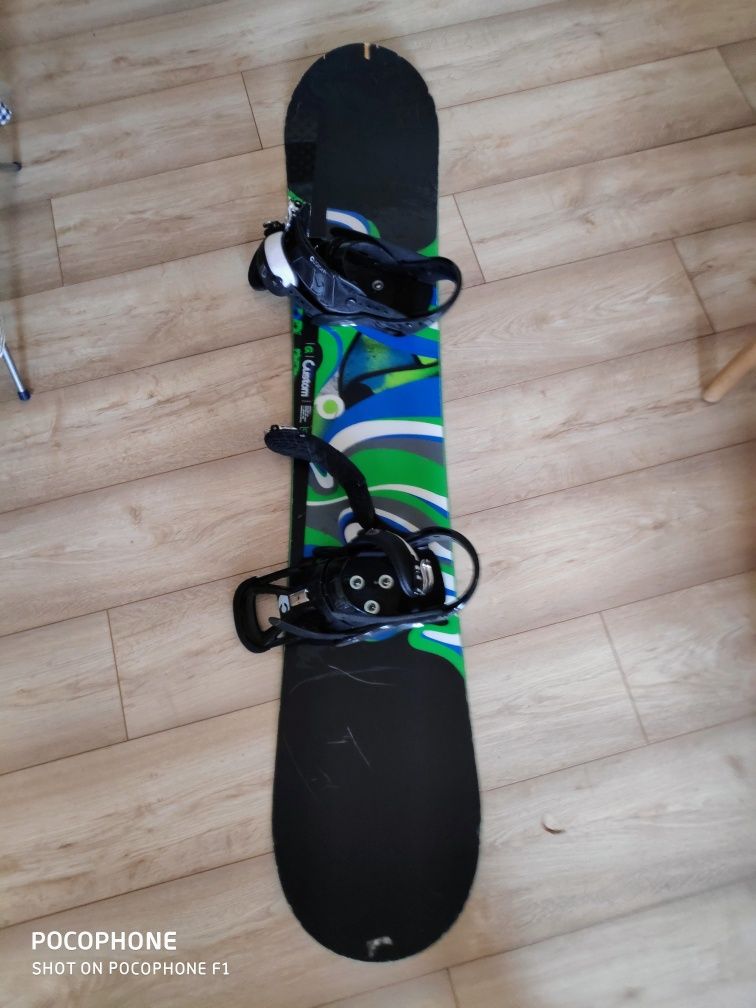 Deska Burton custom plus wiązania. 159 cm