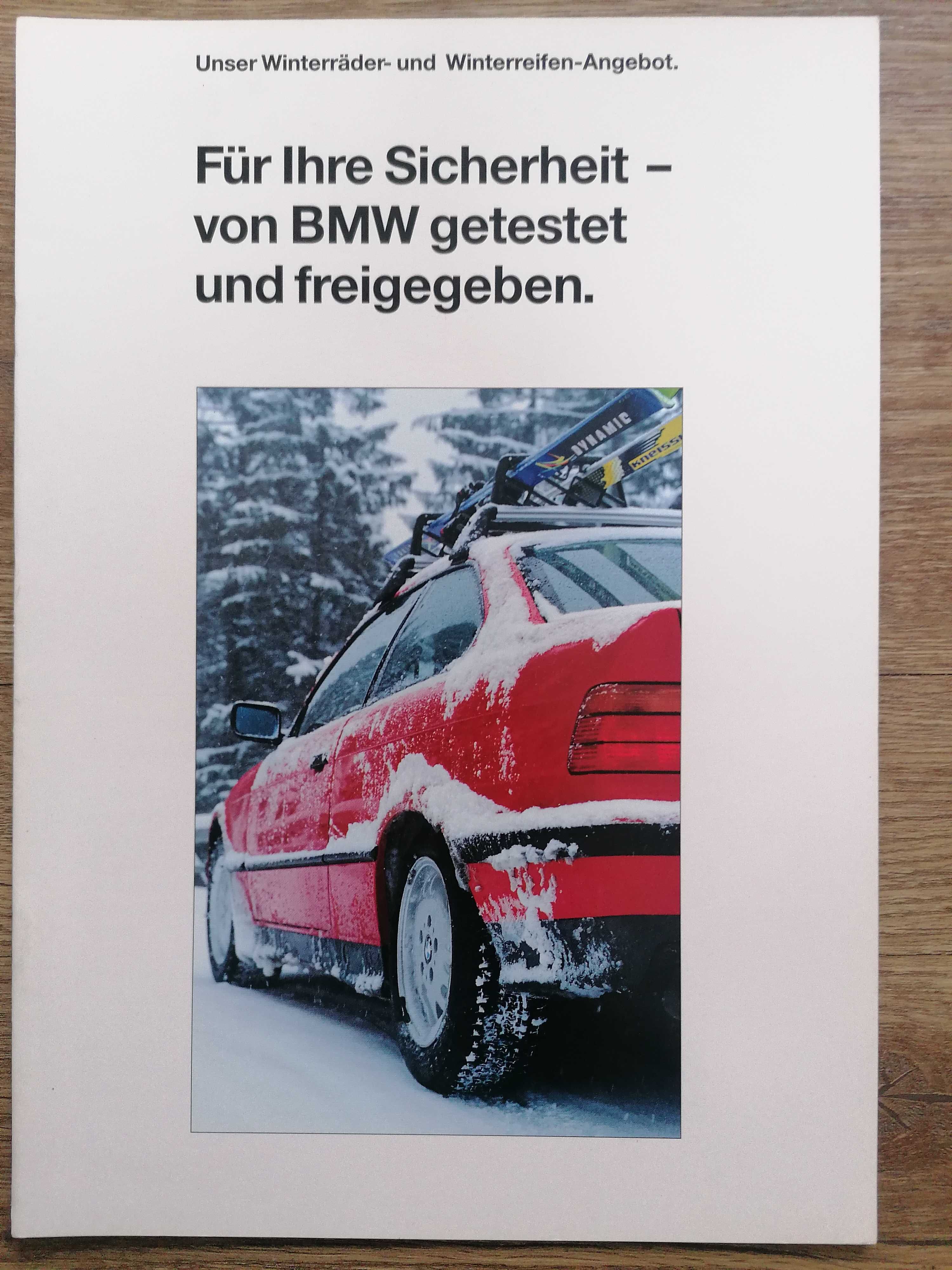 Prospekt BMW koła zimowe.