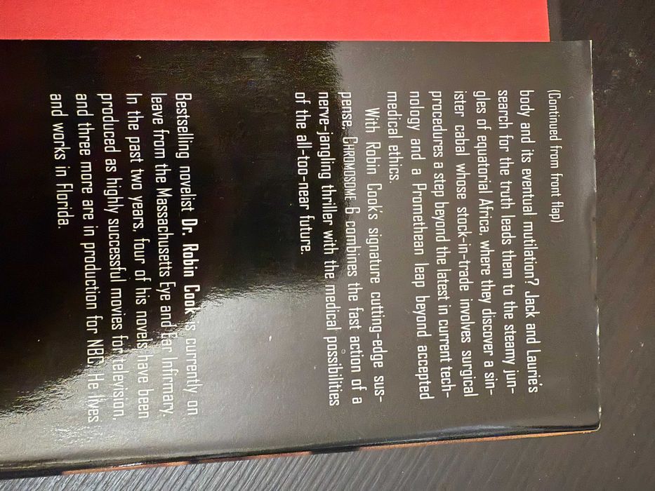 Robin Cook – Chromosome 6