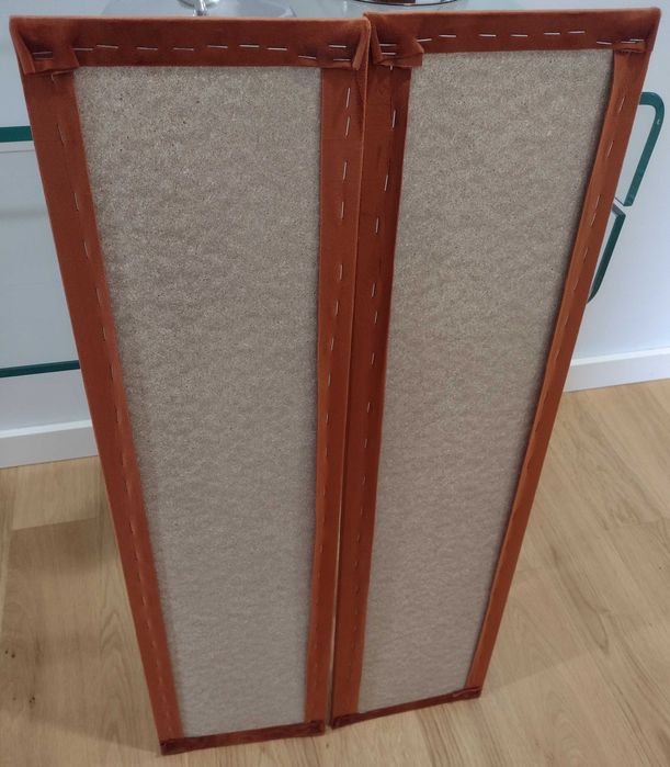 Panele tapicerowane ścienne, wezgłowie 3D 80x20 cm-NOWE, 6 szt.